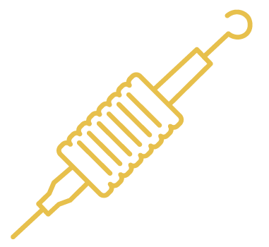 piercing needle icon, Hillsdale, MI